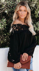 Gianna Lace Off The Shoulder Top