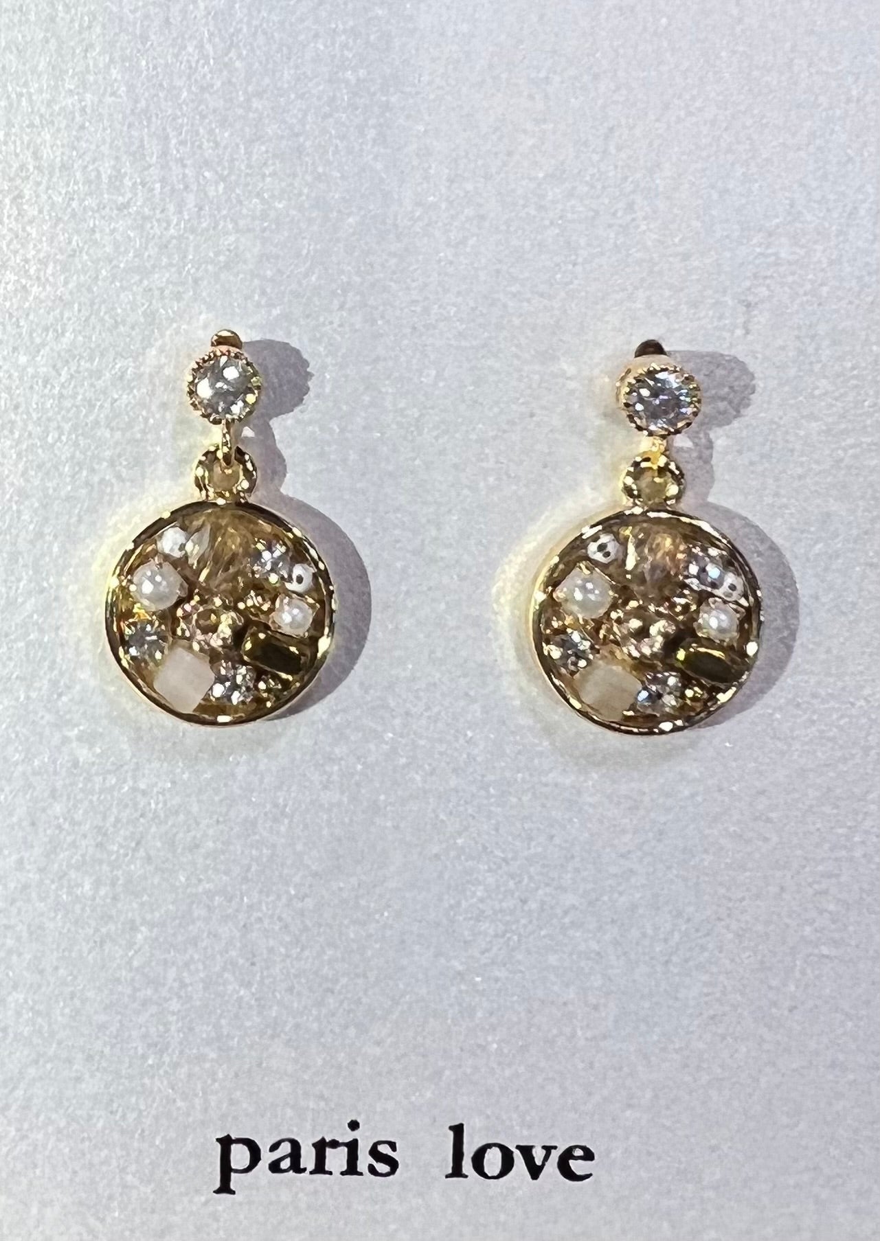 Paris Gold Earrings