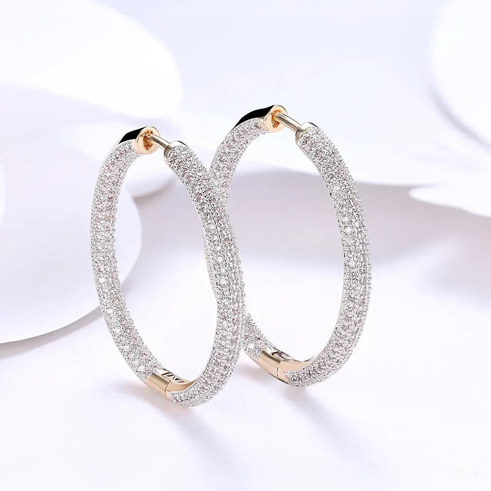 Madeline 18k Gold Plated Hoops